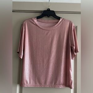 Metallic Crop Tee